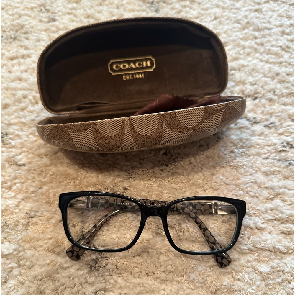 coach prescription glasses in black